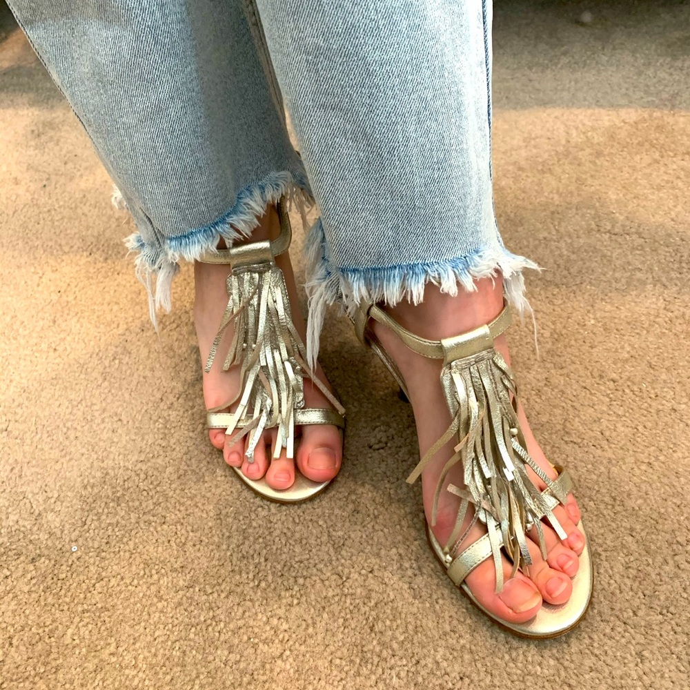 Micheal Kors metallic gold